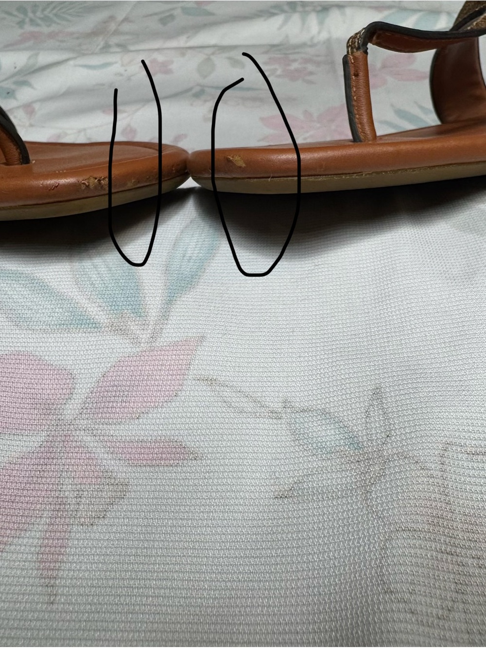Coach Brown Tan Signature Thong Sandals with Gold Accent - Picture 7 of 9